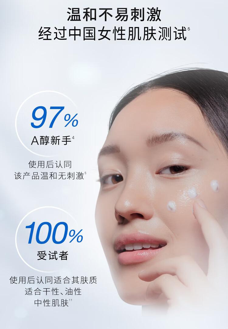 露得清（Neutrogena）维A醇抗皱修护赋活晚霜 10ml(体验装）