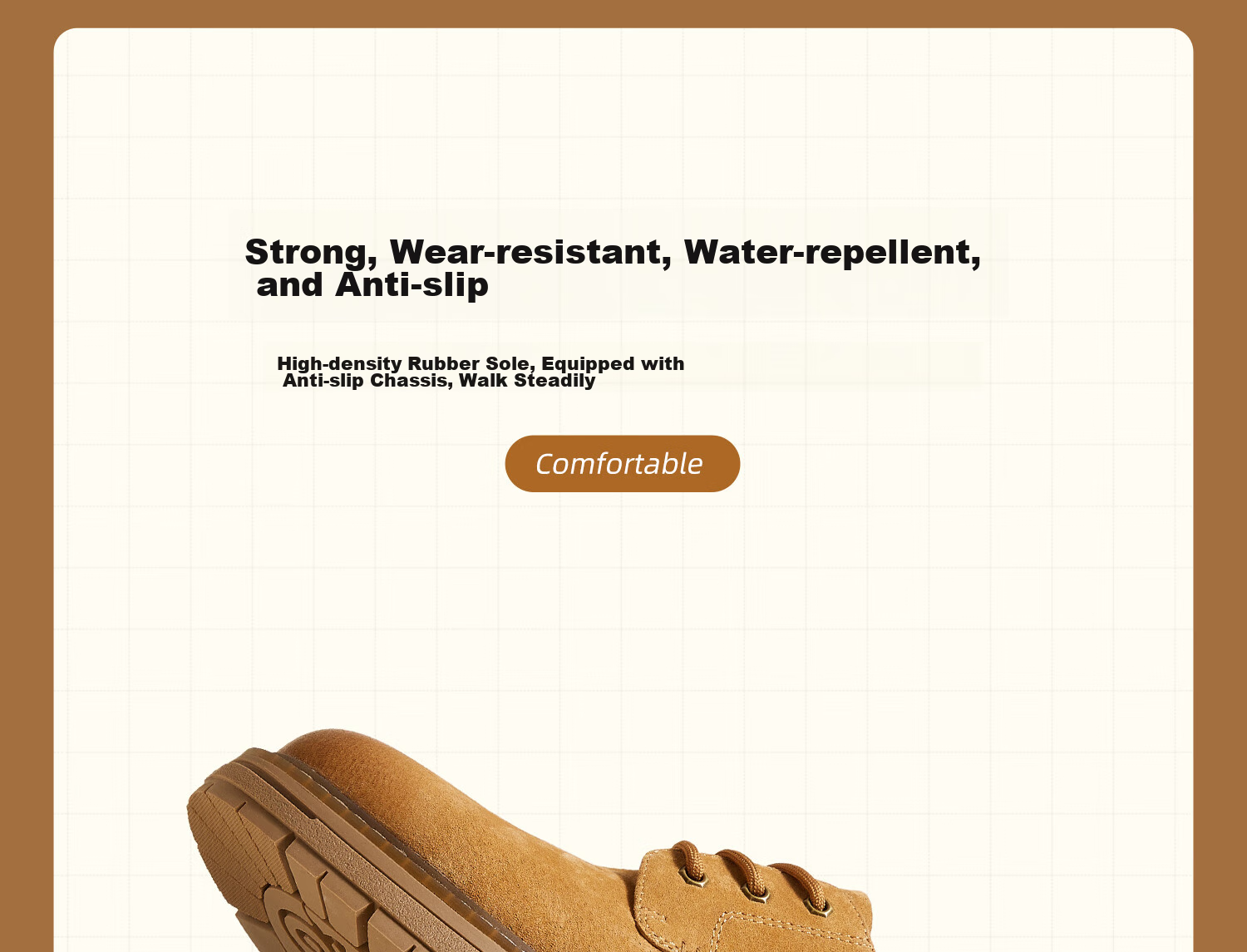 Мужские ботинки CAMEL, низкие, кожаные, повседневные, модель G15A076064, цвет Camel, размер 42