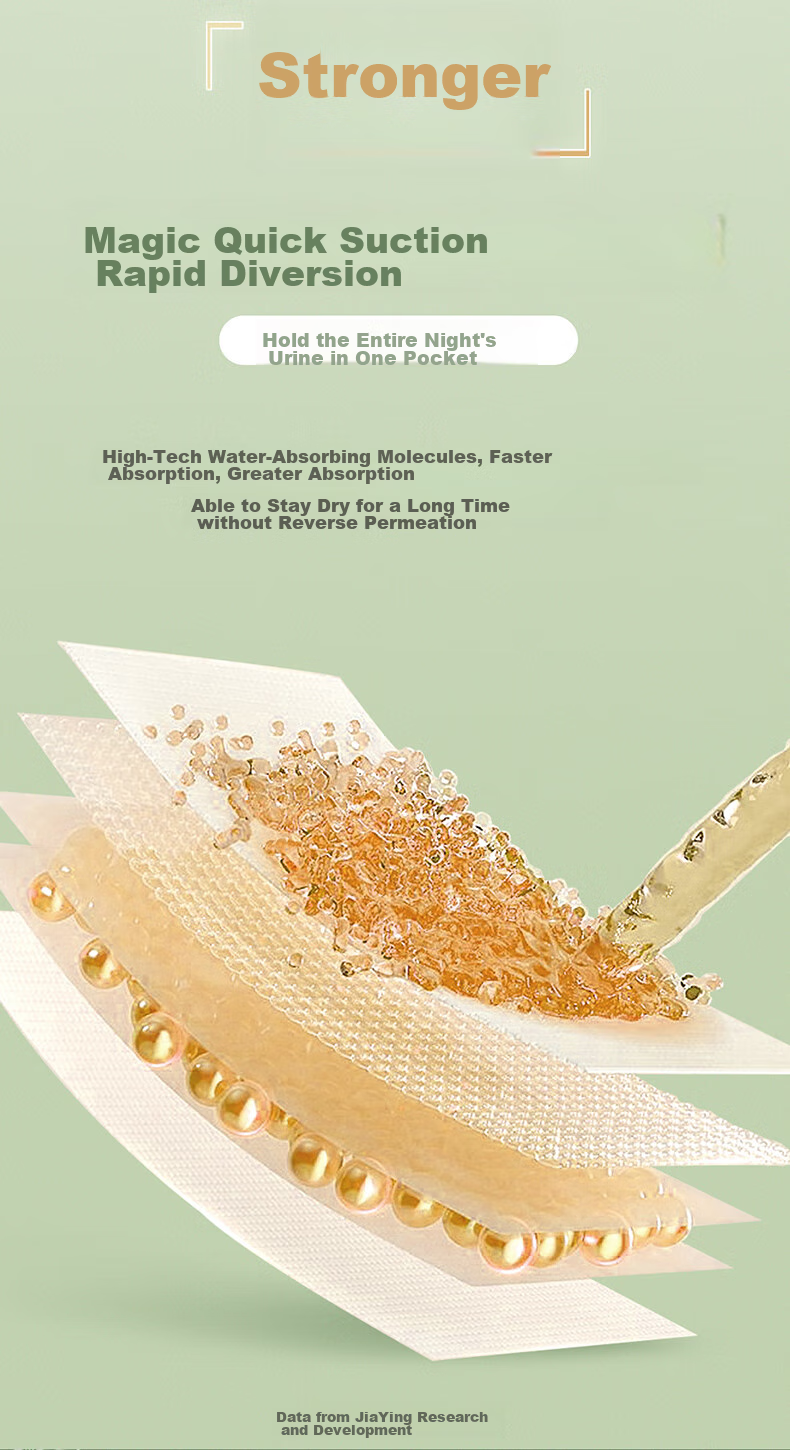 Подгузники JiaYing Olive Luxury Ultra-Thin, размер M, 88 шт. (5-9 кг), тонкие, сухие, дышащие