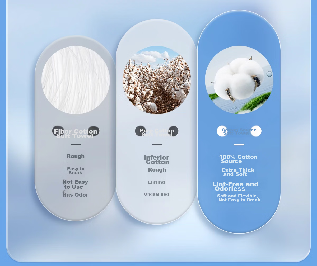 Ватные диски Oeiez Medical-Grade, мягкие, большие, 100% хлопок, 180 шт.