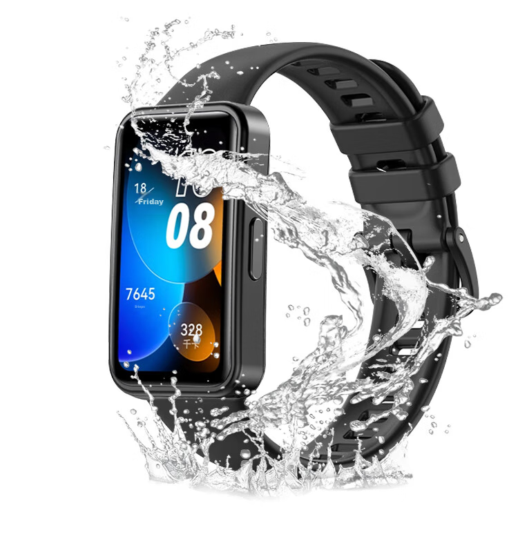 Ремешок CHENSONG для Huawei Band 8/9/10, силиконовый, черный
