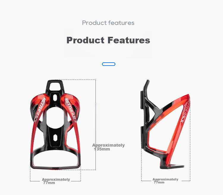 Держатель для бутылки воды Move Iron, для горного или шоссейного велосипеда, черный