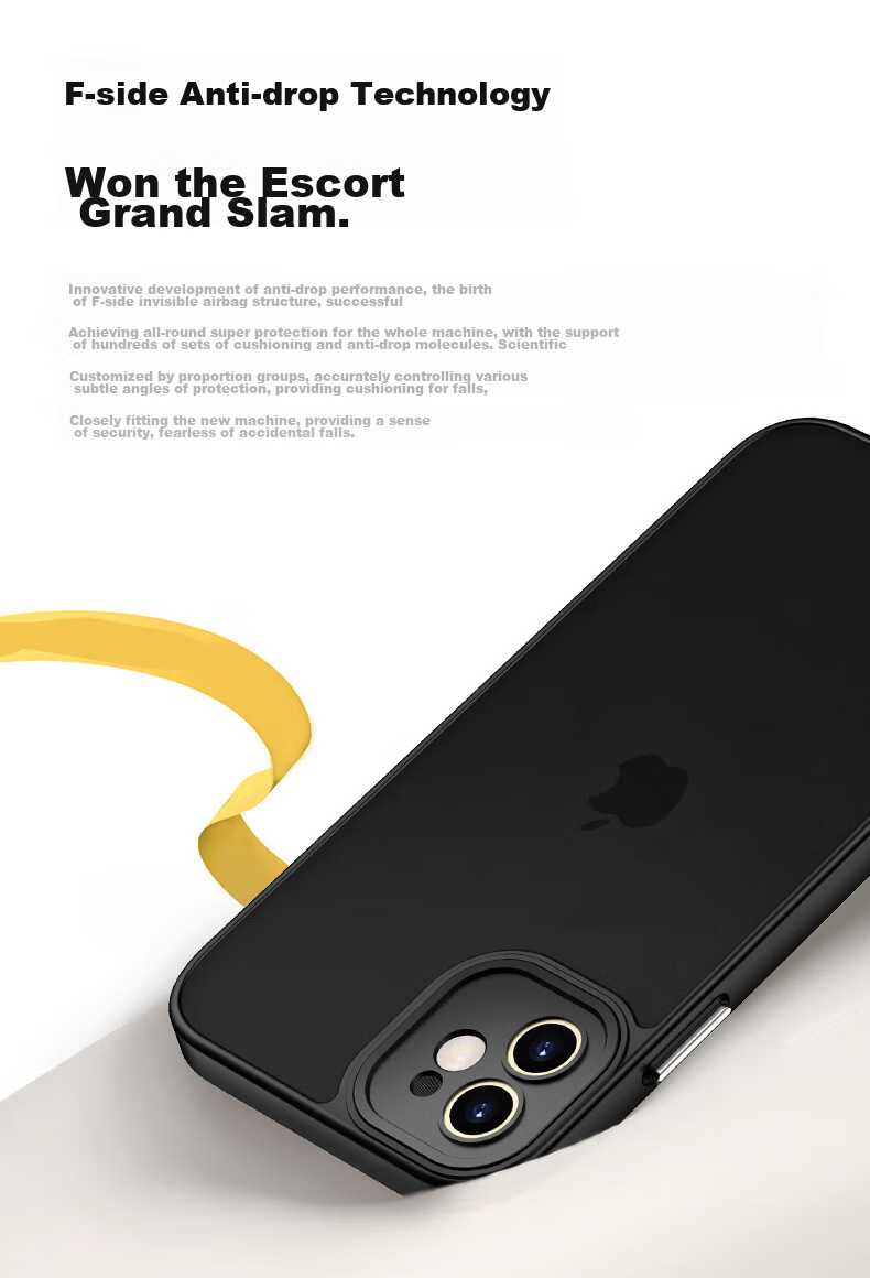 Чехол KEKLLE для Apple iPhone 11, полупрозрачный матовый, черный, противоударный, с защитой от отпечатков пальцев