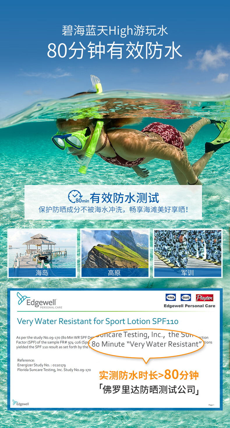 香蕉船（Banana Boat）美国进口户外运动防晒喷雾SPF100 170g全身防晒防水防汗男女适用