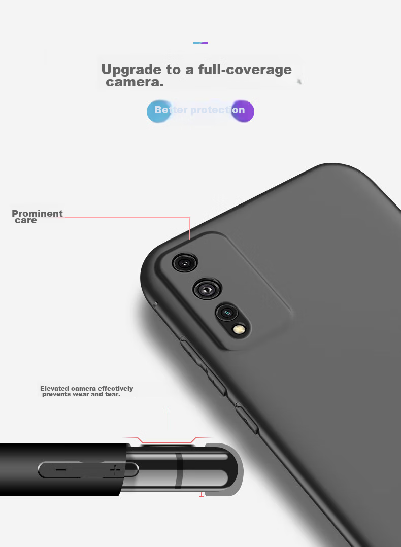 Чехол HotFire для Honor Play4T Pro, противоударный, матовый, полный комплект защиты, простой стиль, TPU, черный
