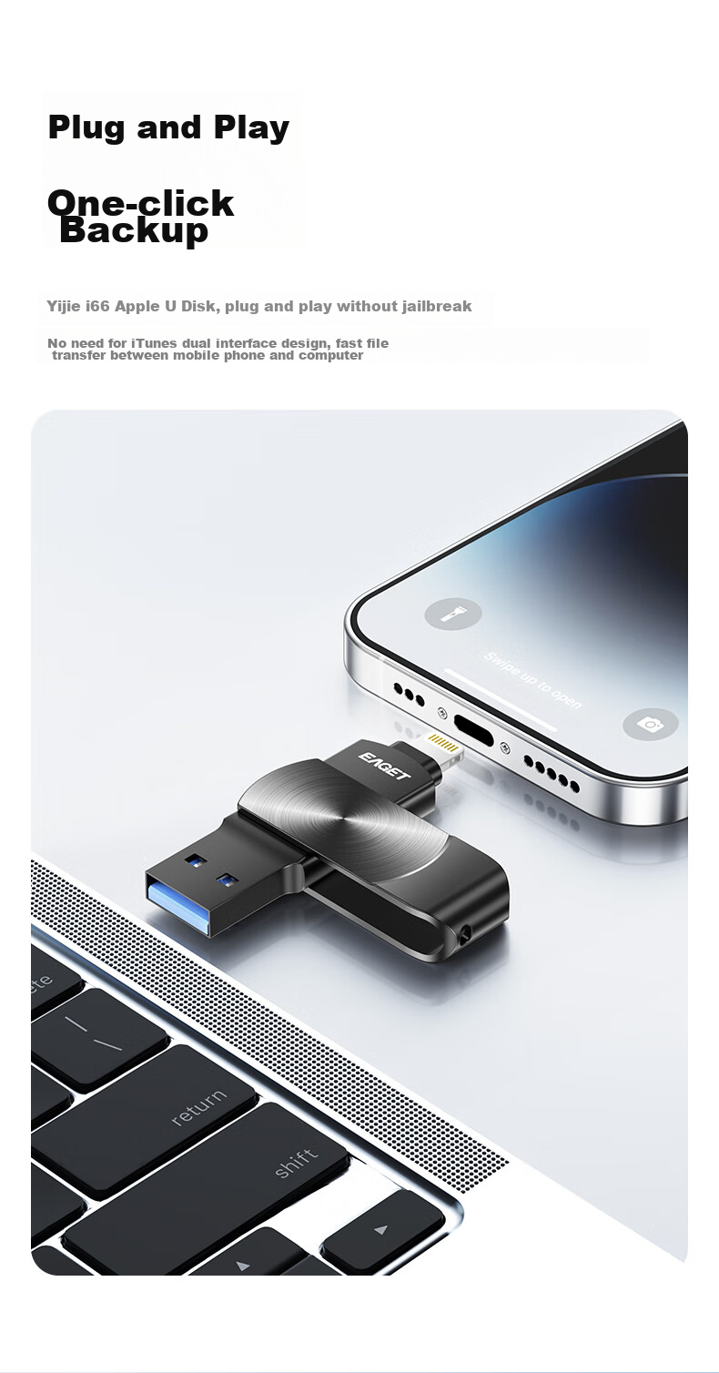 USB-накопитель EAGET 256GB