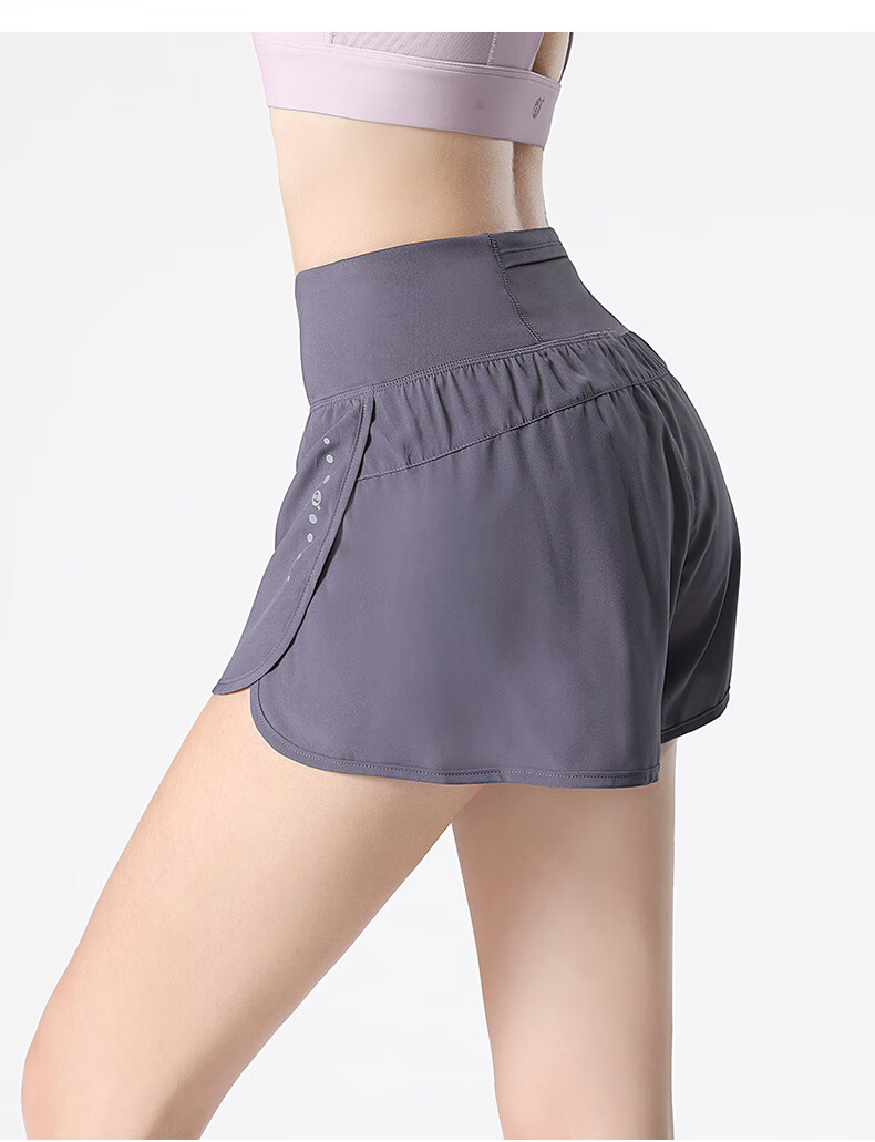 Женские спортивные штаны CAMEL Y23BA4L0029A, дышащие, с высокой талией, для фитнеса и бега, размер L, серый