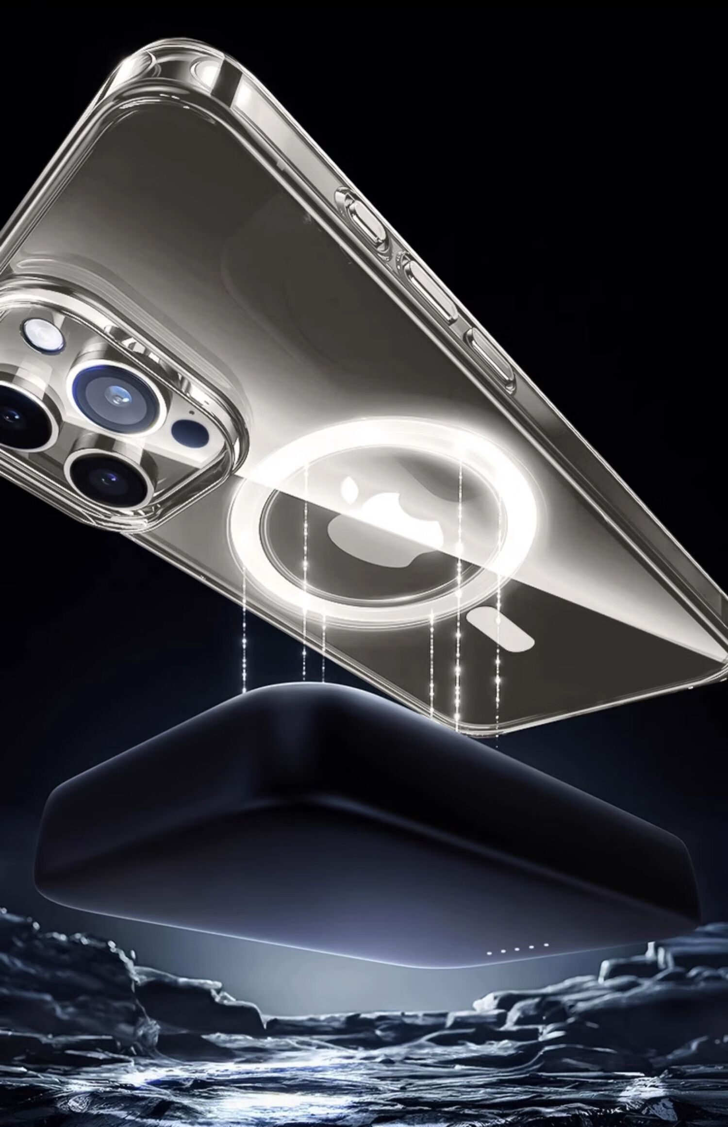 Чехол для iPhone 13 Pro Max DIVI Ice Clear Magnetic, MagSafe, ультратонкий, противоударный, защита от царапин, прозрачный