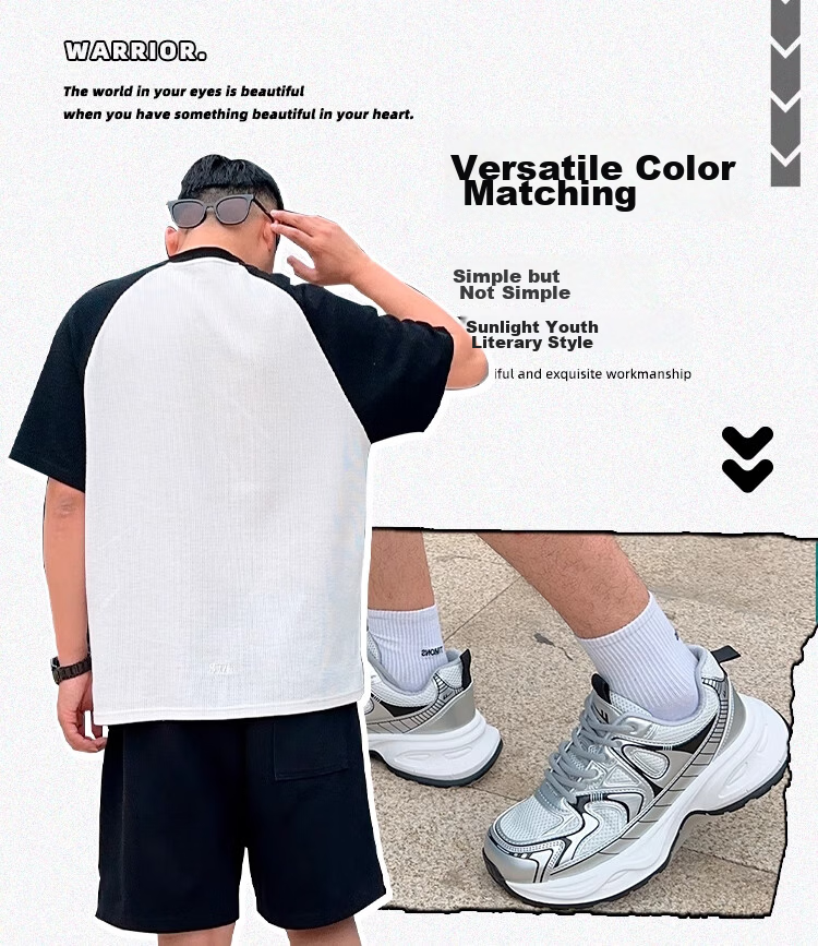 Мужские кроссовки Warrior, модель "Dad Shoes" унисекс, повседневные, зимние, молодежные, стильные, увеличивающие рост, серебристо-серые, размер 38
