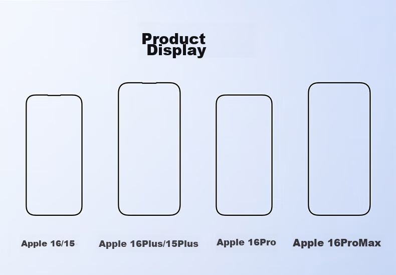 Защитное стекло PISEN для iPhone 16/15, полноэкранное, противоударное, антиотпечатки, 2 шт.