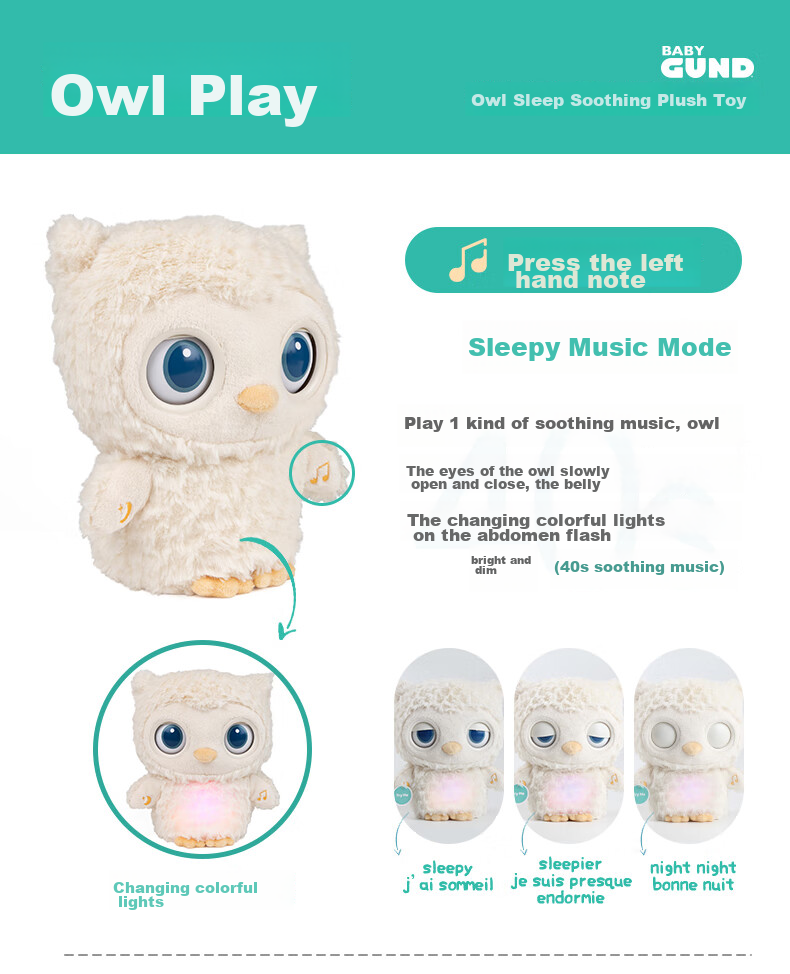 Плюшевая игрушка Gund "Медвежонок на День Рождения", музыкальная, новогодняя, подарок для малыша