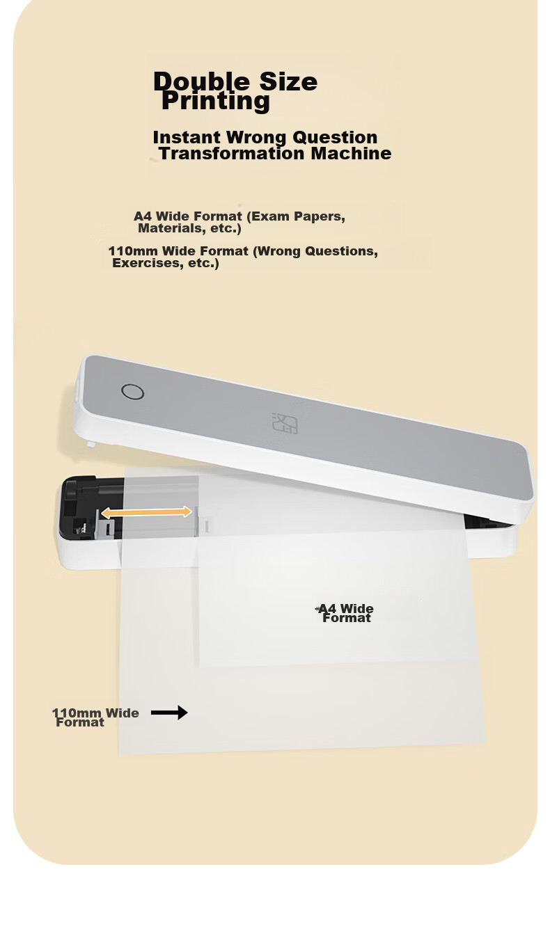 Портативный термопринтер HPRT MT610, Bluetooth, USB, A4
