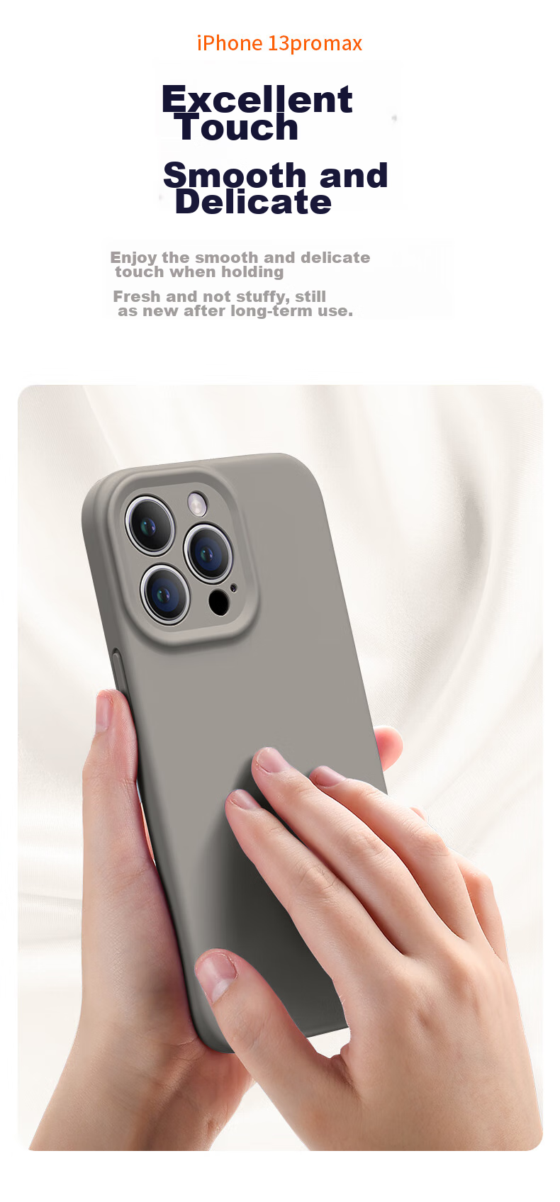 Чехол NEYAA для iPhone 13 Pro Max, силиконовый, противоударный, тонкий, с защитой камеры, золотой