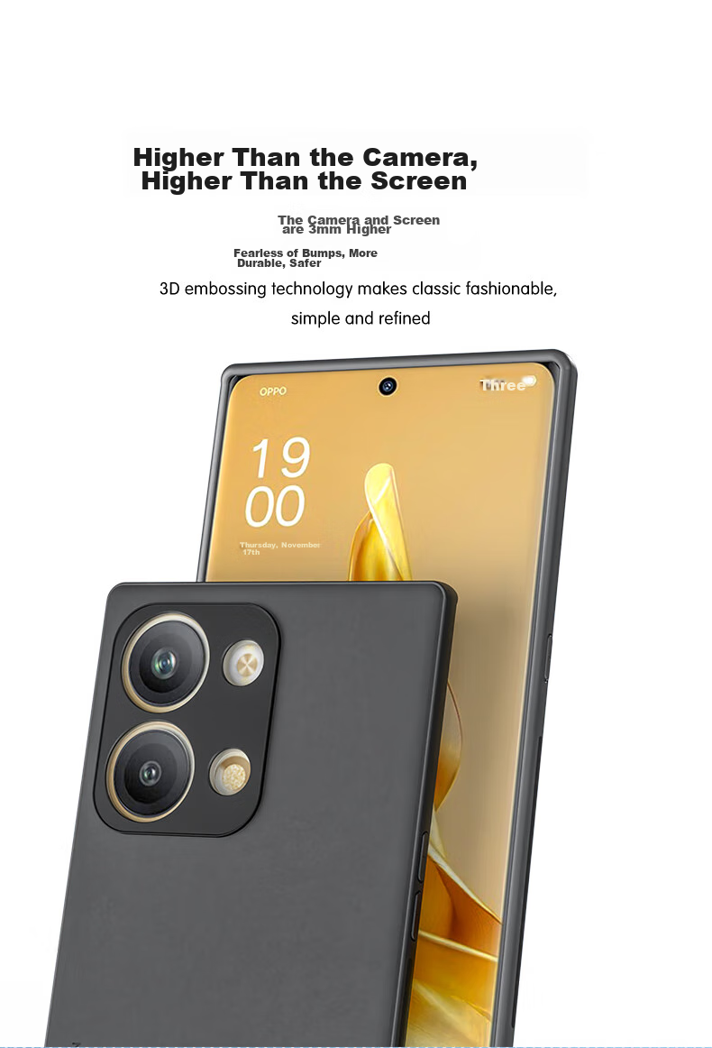 Защитный чехол HotFire для OPPO Reno9 / Reno9 Pro, силиконовый, матовый, с защитой камеры, простой стиль, дымчато-серый