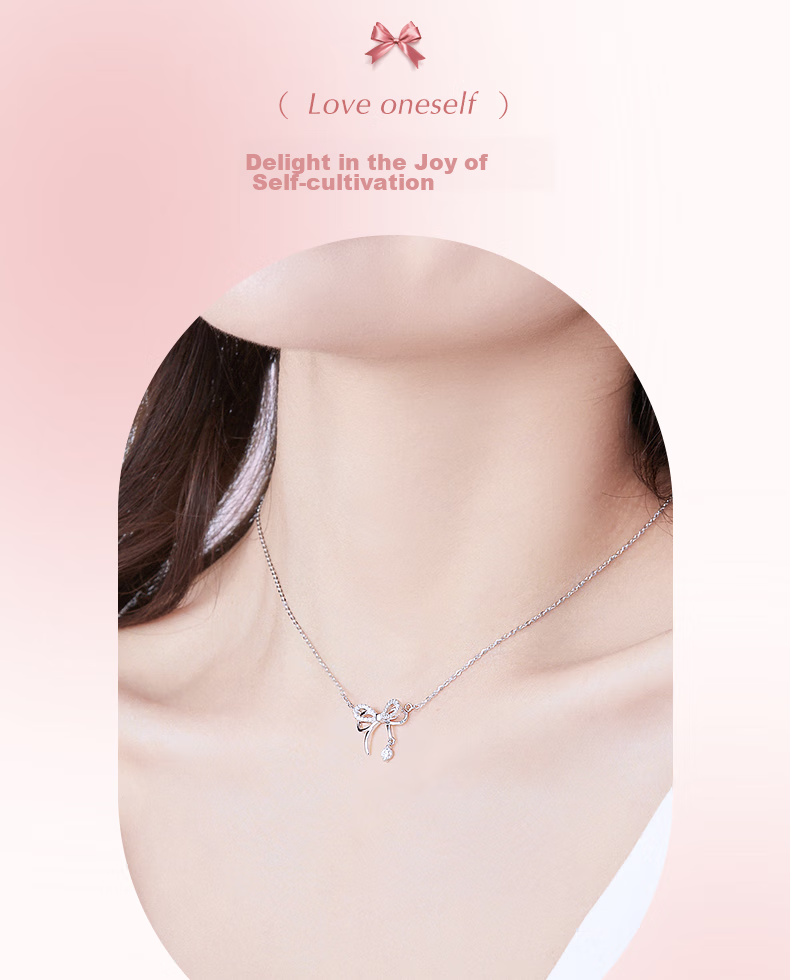 Серебряное колье Fanci