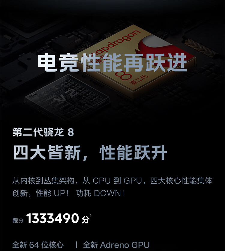 vivo iQOO 11 16GB+512GB 赛道版 第二代骁龙8 2K 144Hz E6全感屏 120W闪充 自研芯片V2 5G电竞手机iqoo11