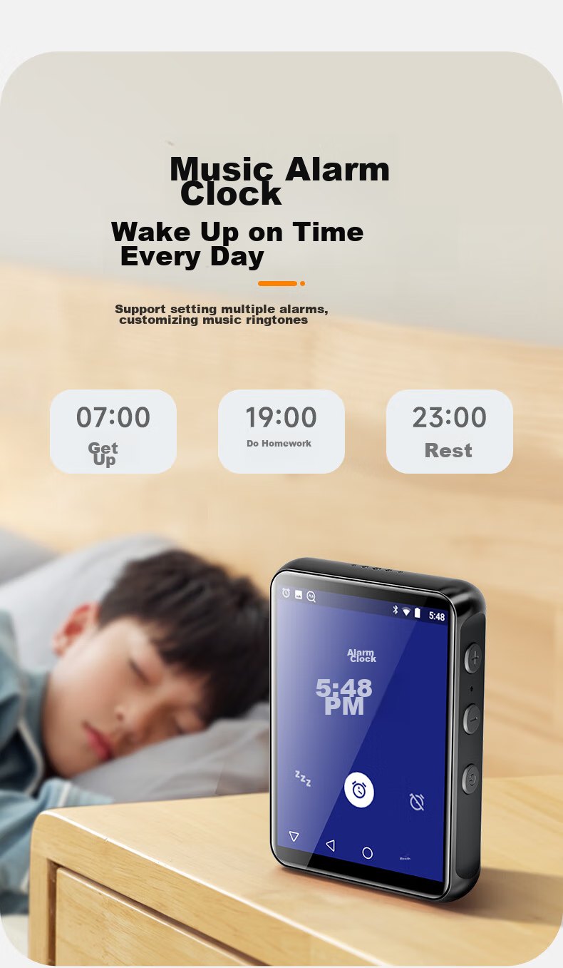 Портативный MP3/MP4 плеер FAMUE BF10, 40 ГБ, с Wi-Fi, Bluetooth, цвет черный