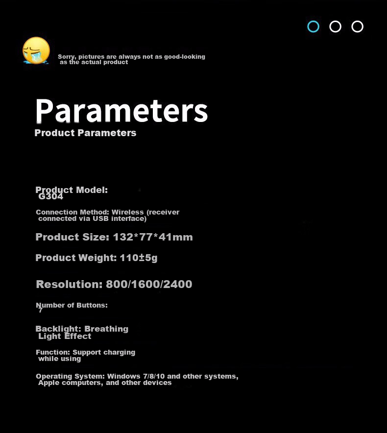 Беспроводная игровая мышь EWEADN G305, двухрежимная Bluetooth, перезаряжаемая, для ПК, планшета, ноутбука, PUBG E-Sports