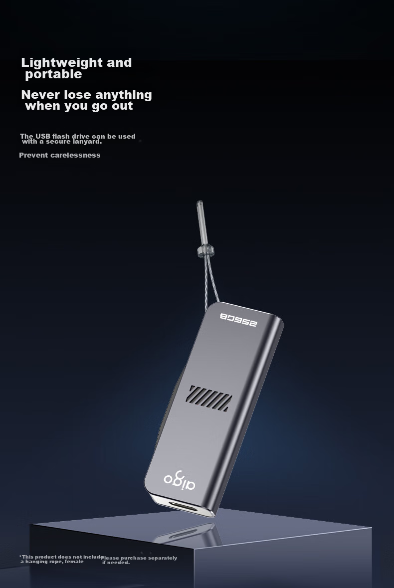 USB-накопитель Aigo U357, 128 ГБ, USB 3.2 Type-C, OTG, металлический корпус, высокая скорость чтения 440 МБ/с