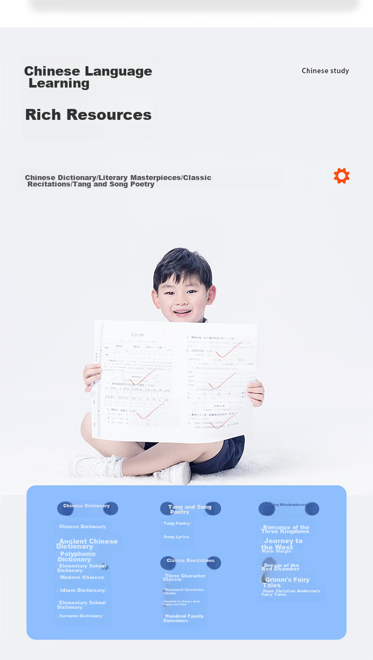 Электронный словарь Wenquxing E9S, синий, без интернета и игр, двуязычный китайско-английский, 2 ГБ, экран 2-2.99 дюйма