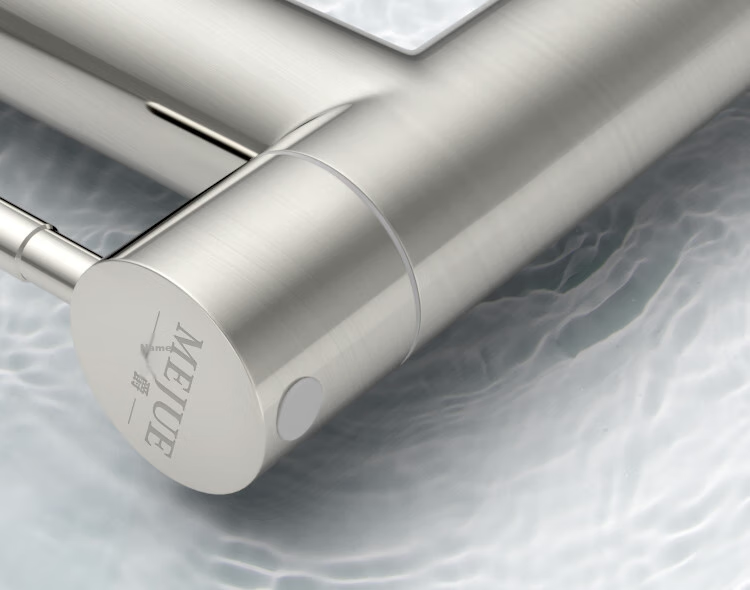 Смеситель MEJUE Z-012431 для раковины, однорычажный, одно отверстие, из нержавеющей стали 304, с покрытием гальваническим