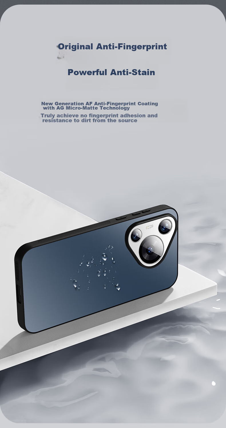 Чехол HotFire AG Frosted для Huawei Pura70, защитный чехол, матовый, тонкий, ударопрочный, черный