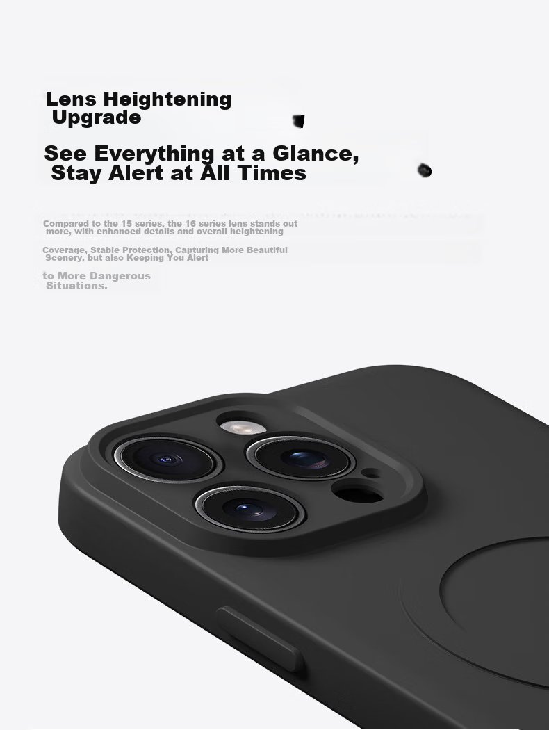 Чехол KEKLLE для iPhone 16, силиконовый, с магнитной функцией MagSafe, синий