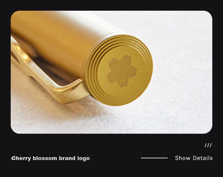Шариковая ручка SAKURA Ballpoint Pen, подарочный набор, 0.5 мм, черный стержень, вращающийся механизм, зеленый корпус