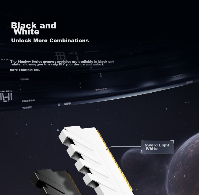 Оперативная память Aigo DDR4, 8 ГБ, 3200 МГц, CL16, одноканальная, с радиатором, для настольных ПК, черный