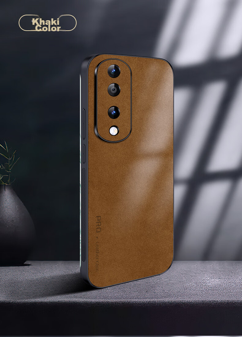 Чехол для телефона Shangsu для Honor 70 Pro, защита от падения, защита объектива, силиконовая оболочка, кожаный чехол, серый