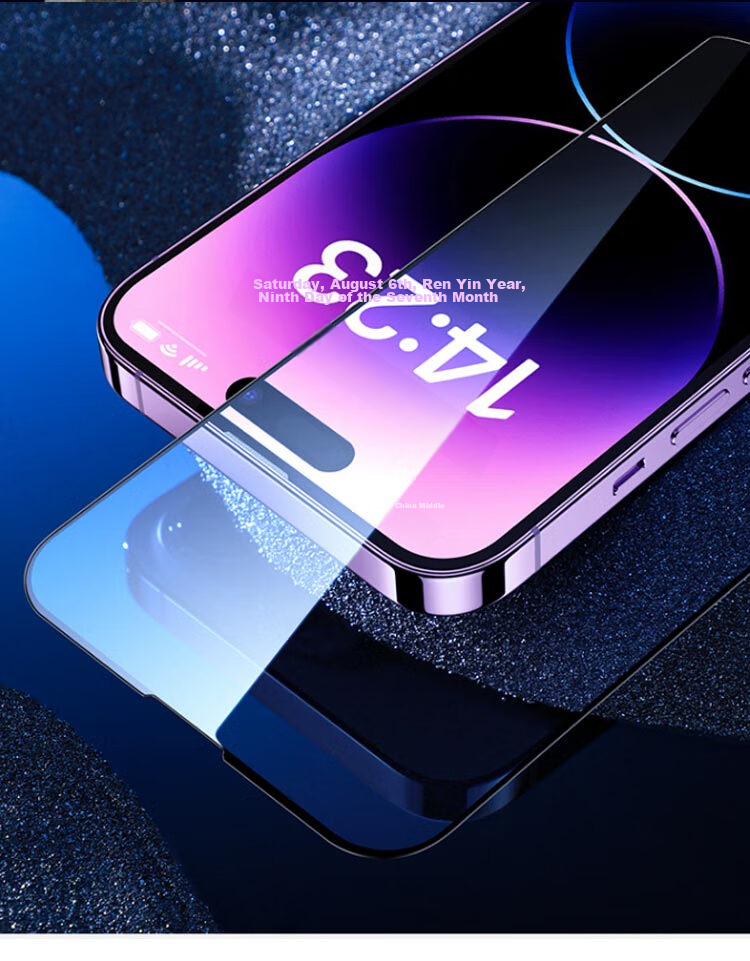 Защитное стекло MAIKUQI для iPhone 14/13/13Pro, прозрачное, противоударное, олеофобное, HD Clear