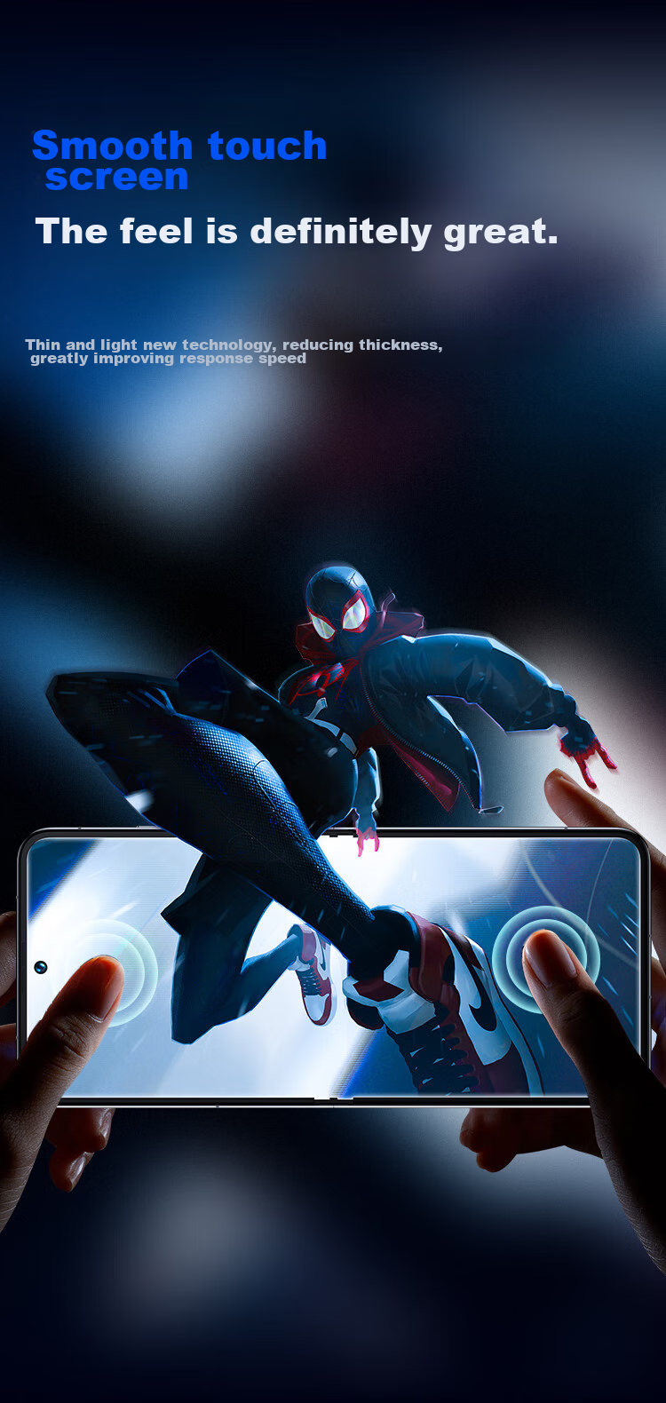 Защитная гидрогелевая пленка BIAZE для Huawei Pocket 2, комплект из 2 шт. (внутренняя и внешняя пленки), полная защита экрана от царапин, HD, с полной клейкой основой, не закаленное стекло