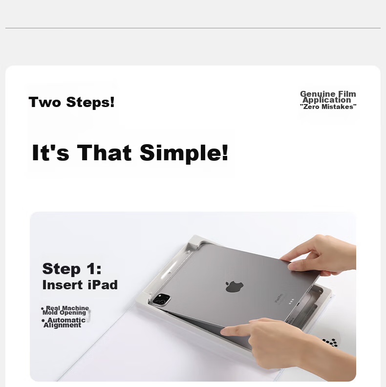 Защитное стекло Shanmo для iPad Air 7/6, совместимое с моделями 2025/2024 M3/M2 Chip, 11 дюймов. Электростатическое покрытие, защита от царапин, без пыли, быстрая установка.
