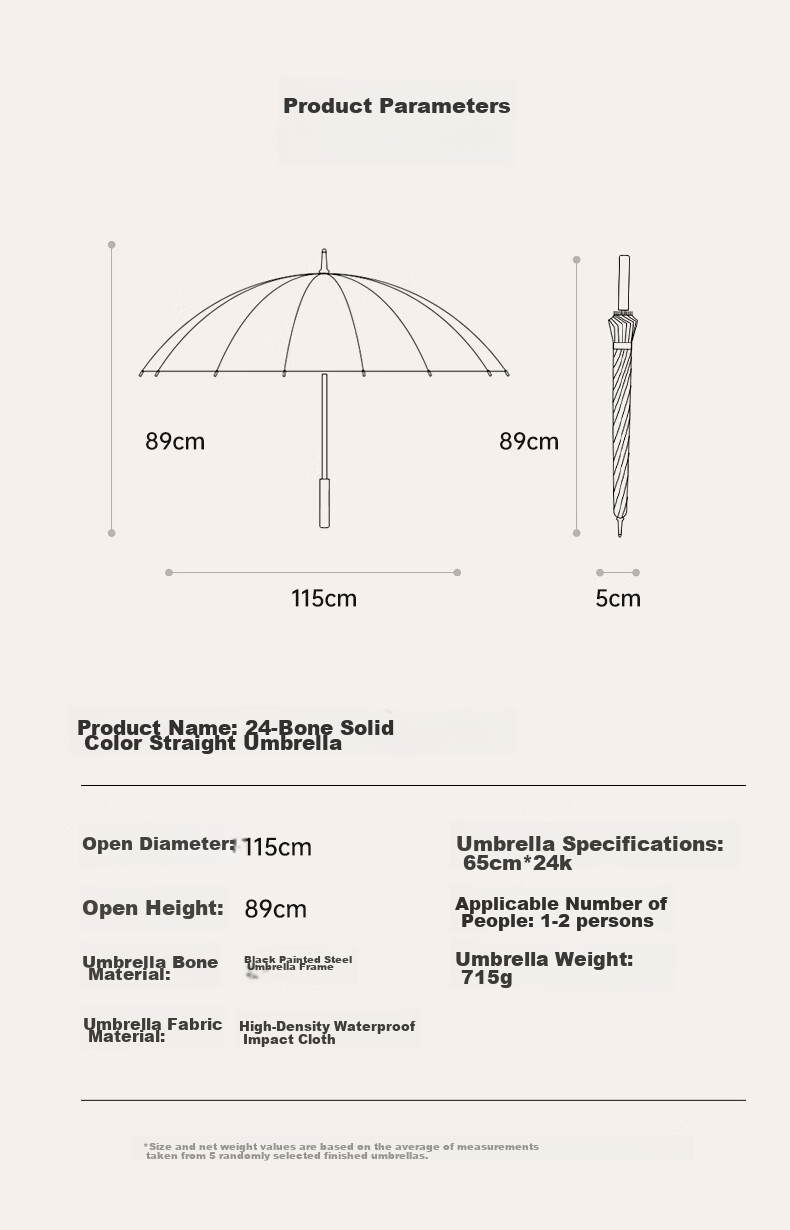 MAYDU M7006 Зонт-трость, 24 ребра, армейский зеленый, ветрозащитный, большой, с усиленной конструкцией, автоматическое открытие