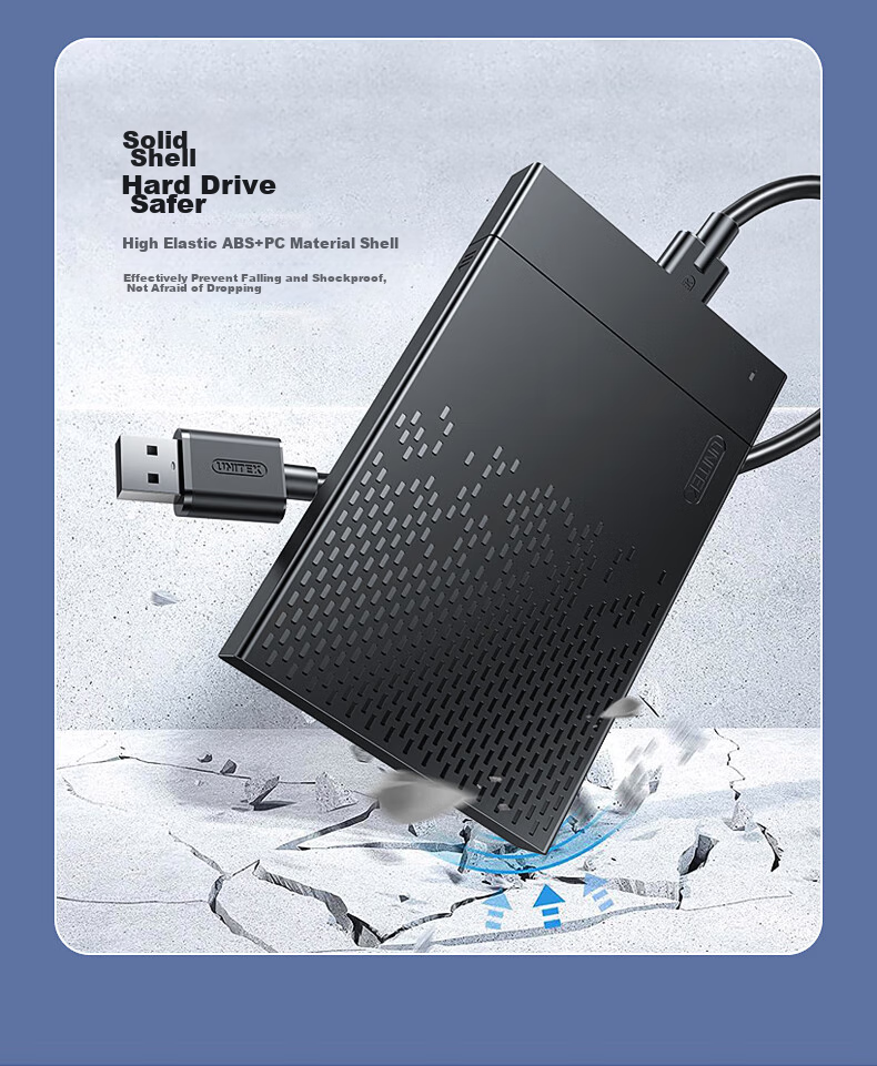 Внешний корпус для жесткого диска UNITEK S233C, 2.5 дюйма, USB 3.0 Type-C, для SSD и HDD