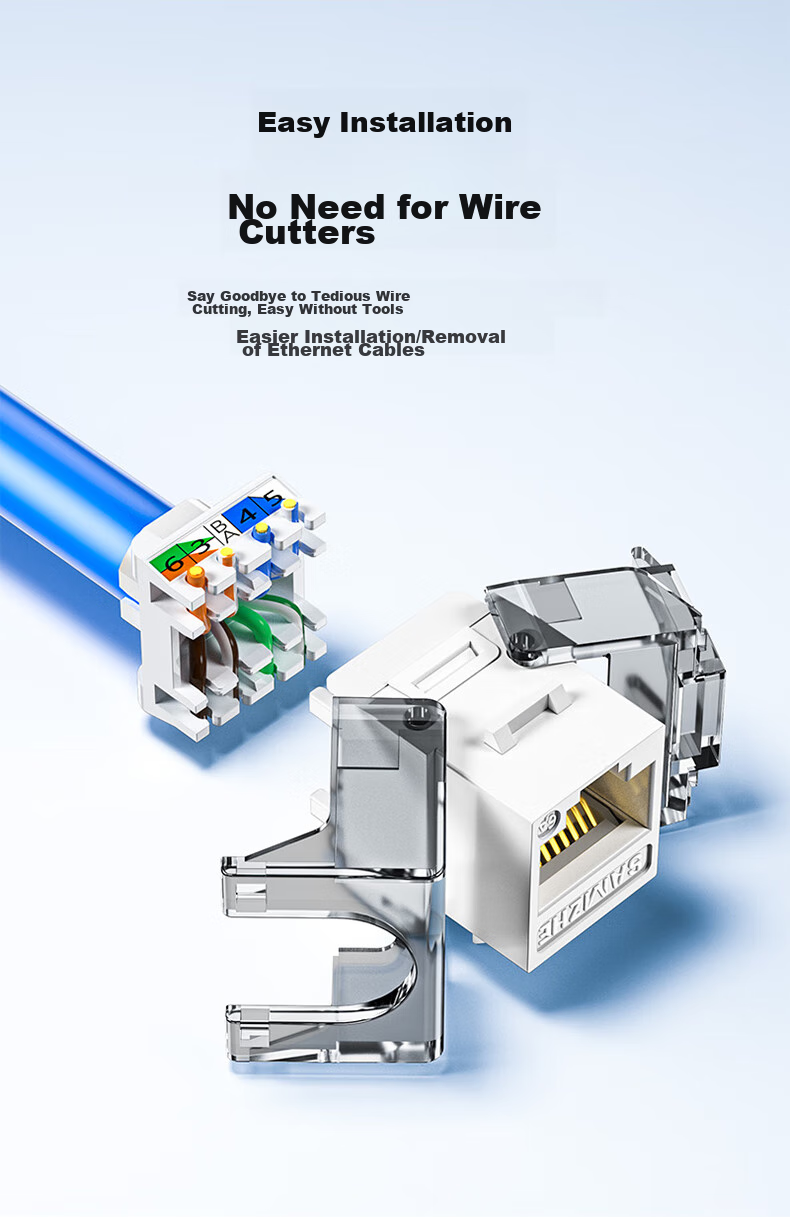 Сетевой модуль с панелью Cat6a