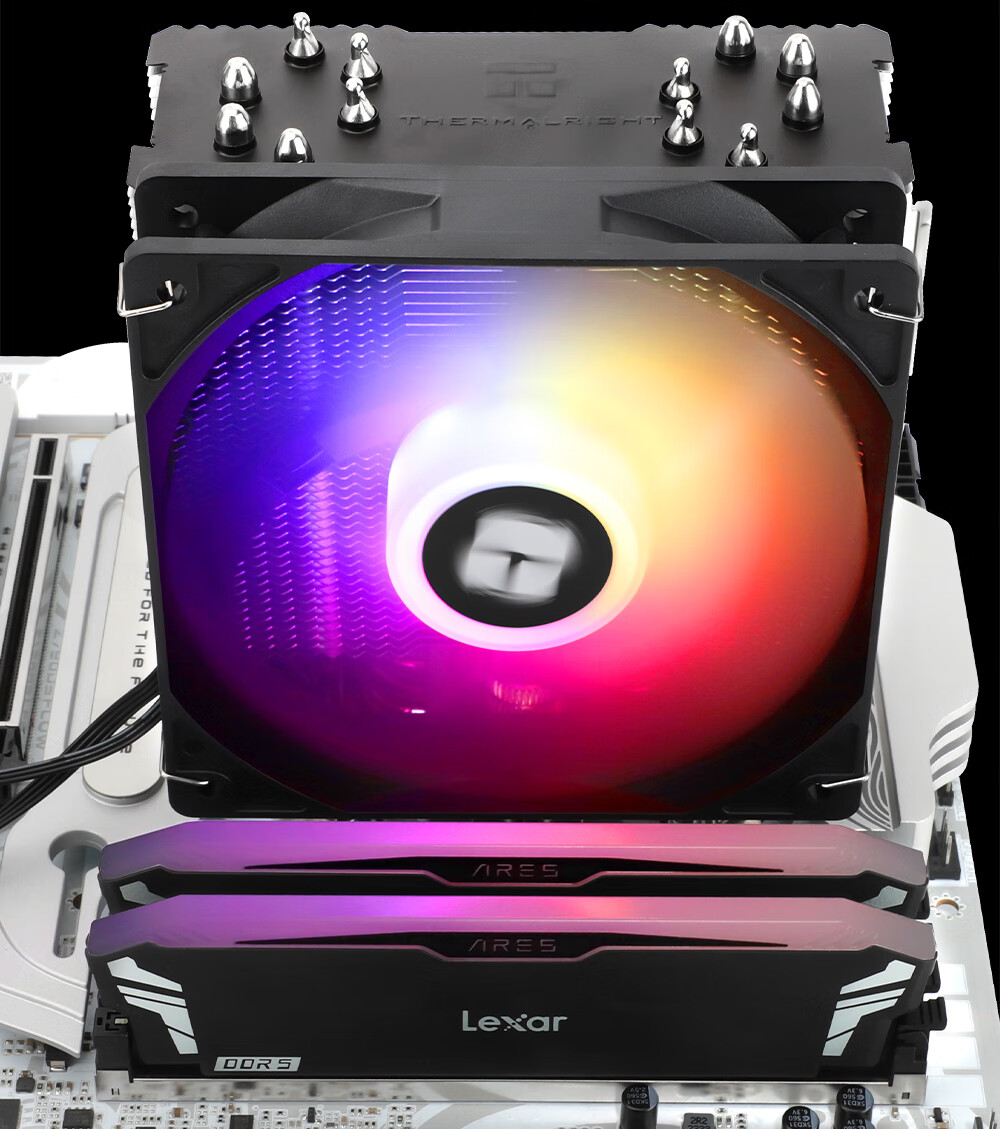 Воздушный кулер Thermalright Burst Assassin 120 SE ARGB, 6 тепловых трубок AGHP 4.0, вентилятор ARGB, BA120 SE ARGB