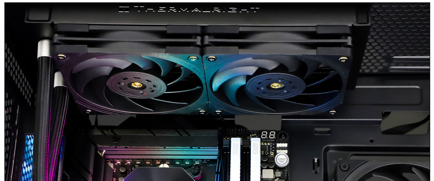 Система охлаждения Thermalright Frozen Edge 240 BLACK, жидкостный охладитель CPU, металлическая пластина, FE240 BLACK