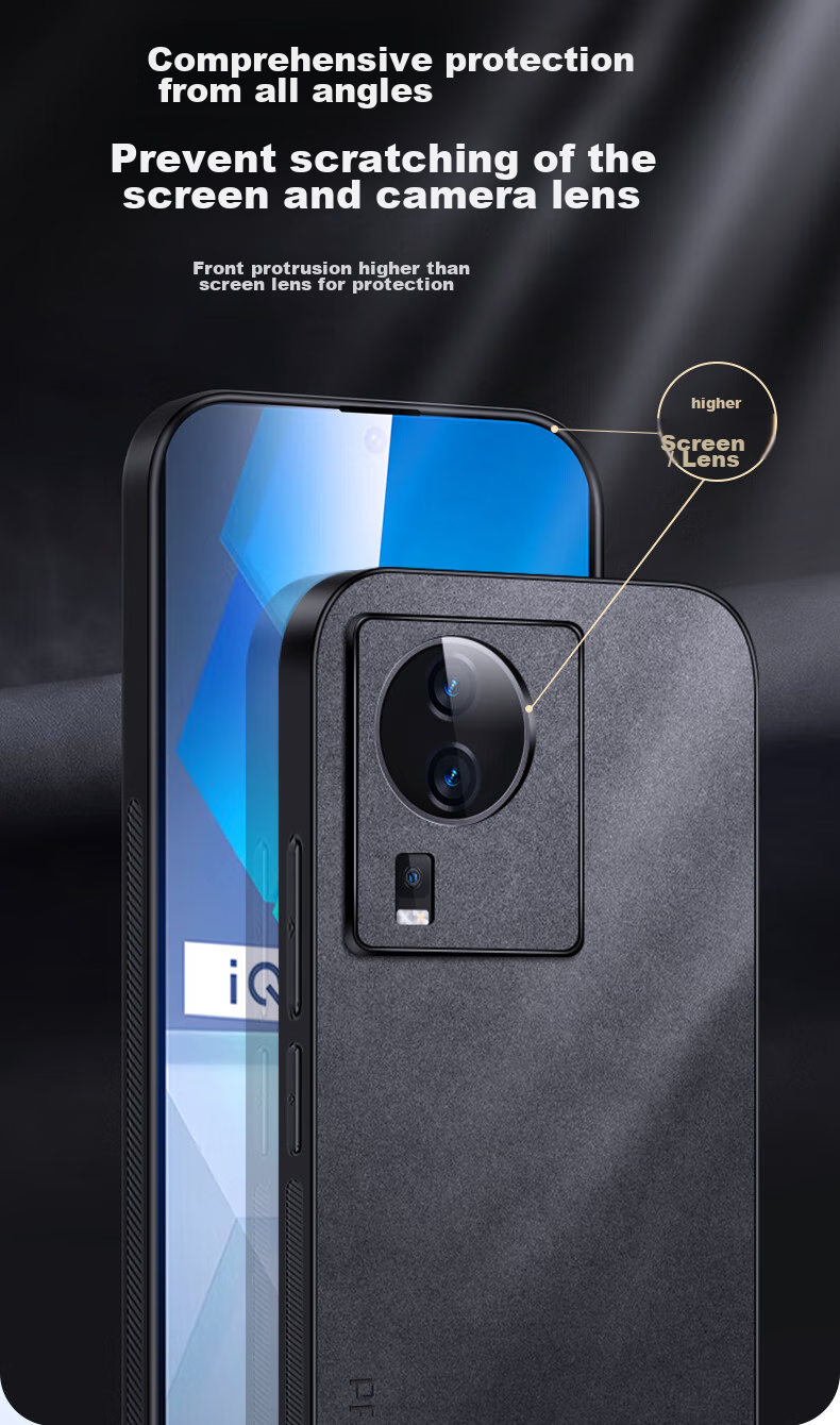 Чехол-накладка Shangsu для Vivo IQOO Neo7, противоударный, с полной защитой, силиконовый, с защитой камеры, черный