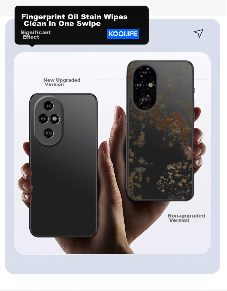 Чехол для телефона Honor 200 Pro, противоударный, матовый, защита камеры, черный