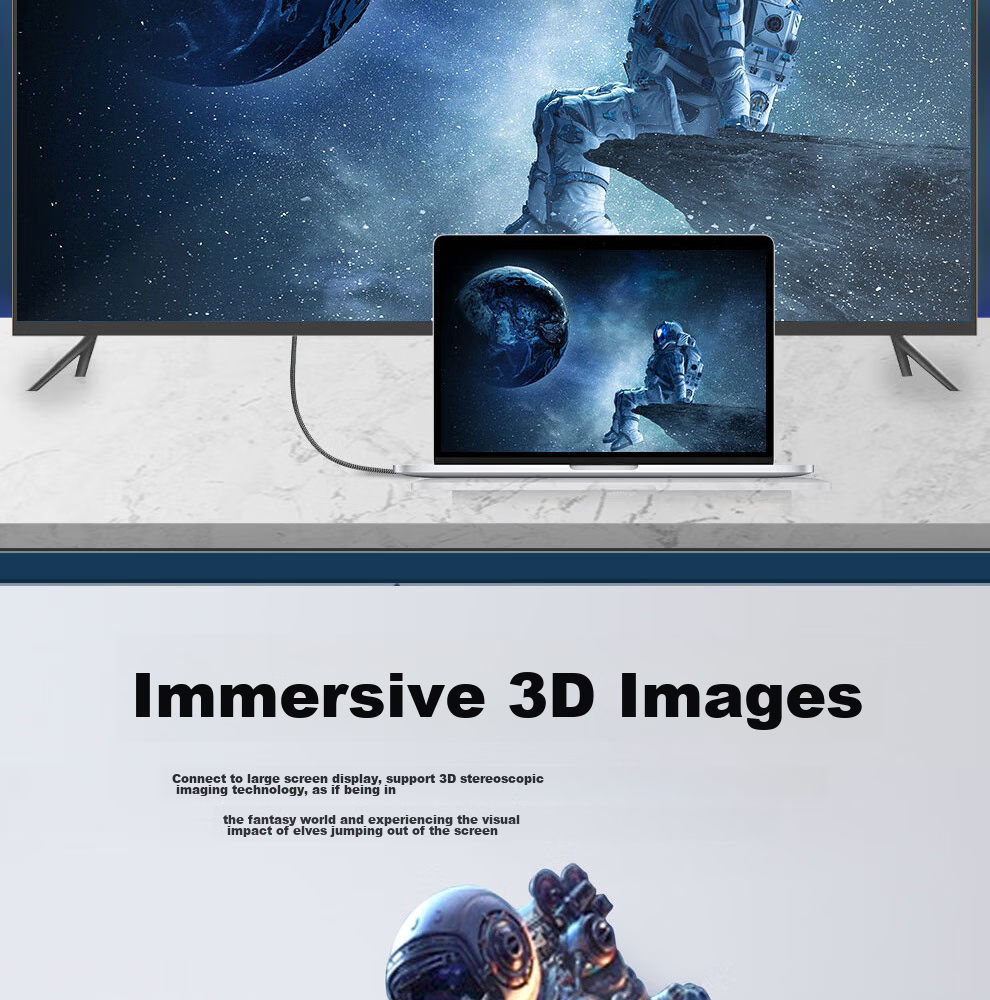 Кабель ULT-unite HDMI версии 2.0, 4K 60 Гц, 1080P 144 Гц, HD видеокабель для настольных компьютеров и ноутбуков, телевизоров, мониторов, тонкий гибкий плетеный кабель, 1 метр