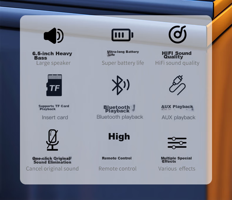 Беспроводной Bluetooth-динамик Newmine K503, портативная колонка для уличных танцев с высокой громкостью, для домашней караоке-вечеринки, громкоговоритель для уличных торговцев, версия с одним микрофоном