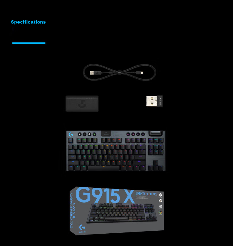 Игровая клавиатура G915 X LIGHTSPEED TKL