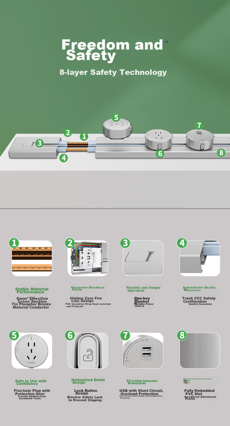 Адаптер-розетка Schneider Electric, 5 гнезд, черный