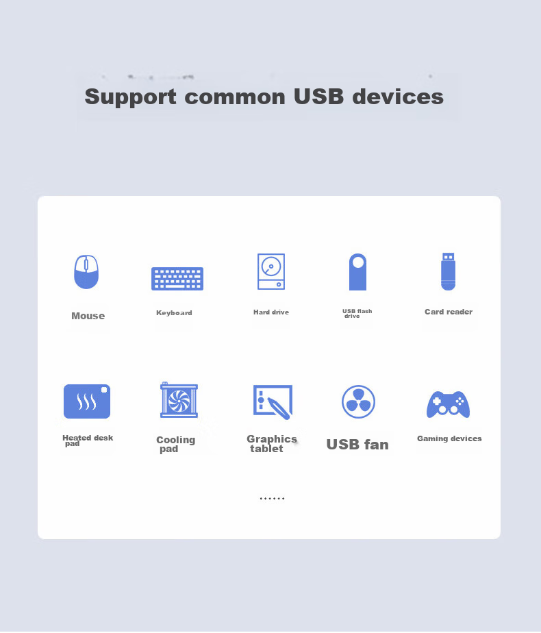 USB 3.0 концентратор Acasis HS-707MG, 7 портов с независимым управлением, алюминиевый корпус, серебристый