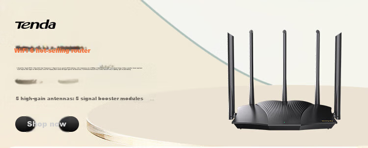 Беспроводной сетевой адаптер Tenda U9, USB, двухдиапазонный, 650 Мбит/с, Wi-Fi 5, с встроенной антенной
