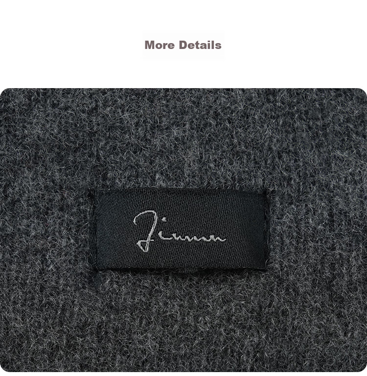 Шапка JIUMU из чистого кашемира, вязаная, теплая, для осени и зимы, для защиты ушей от холода, для мужчин