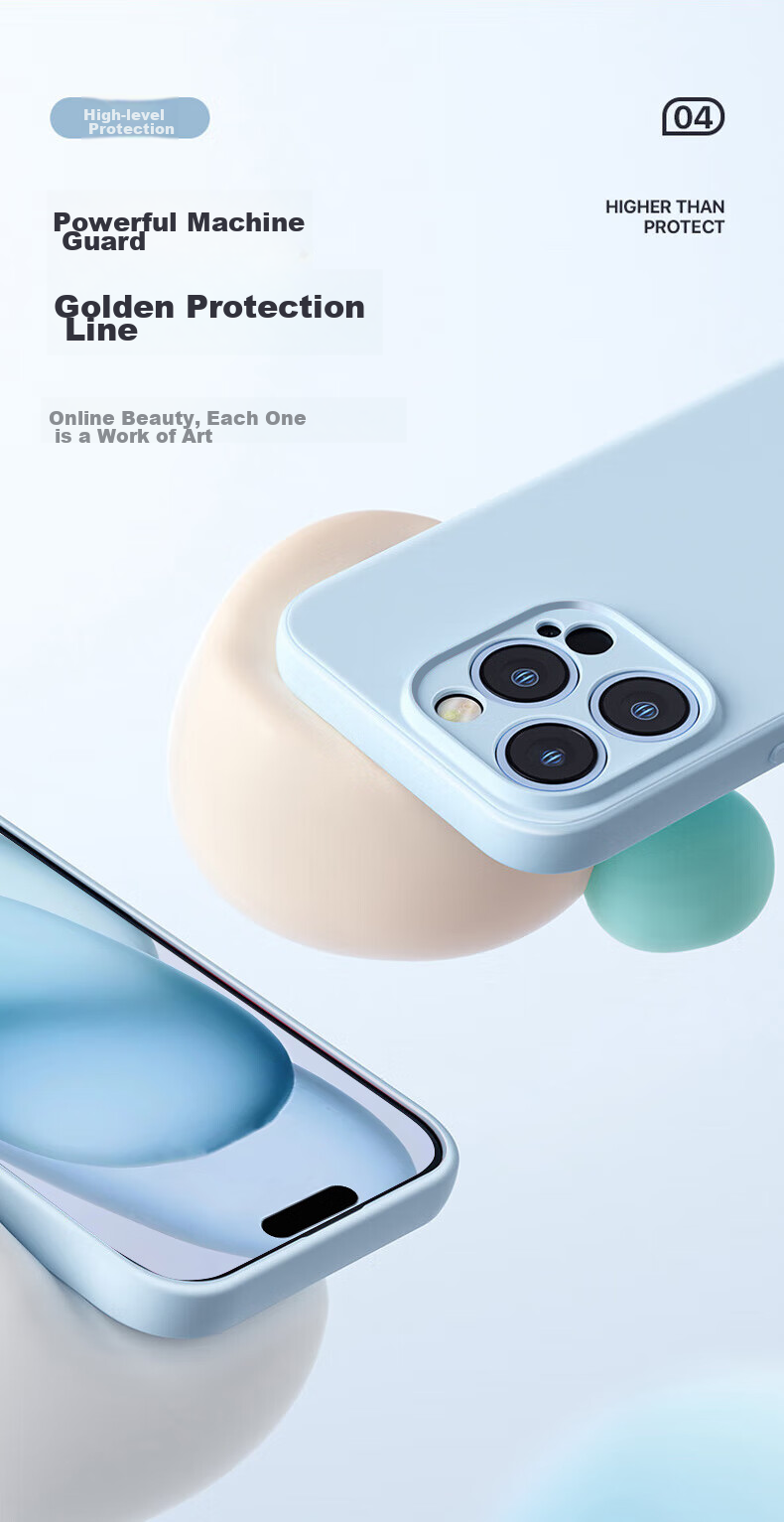Чехол PISEN для iPhone 15, гибкий жидкий силикон, полная защита, противоударный, приятный для кожи, тонкий, мягкий чехол, черный