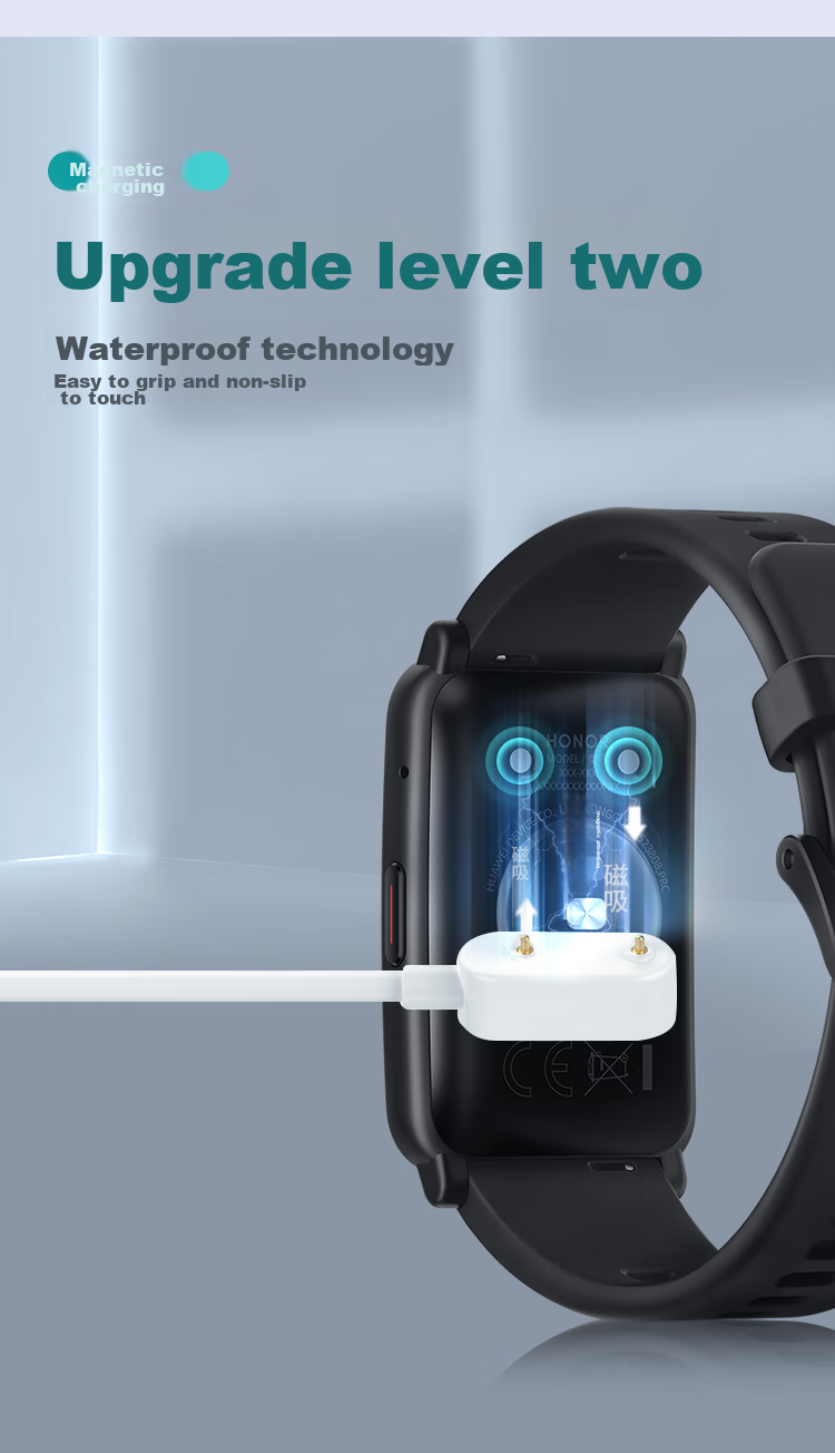 Зарядное устройство KOVOL для Huawei Band 10/9/8/7/FIT3/2, Honor Band 6, Huawei Children's Watch 4X/5x/pro/b4, кабель для зарядки, белый