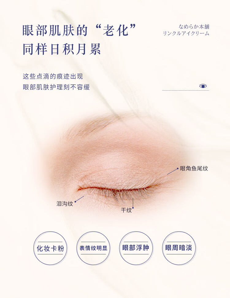 莎娜（SANA）豆乳紧致眼霜女维a视黄醇淡化提拉男士眼部精华护肤品20g